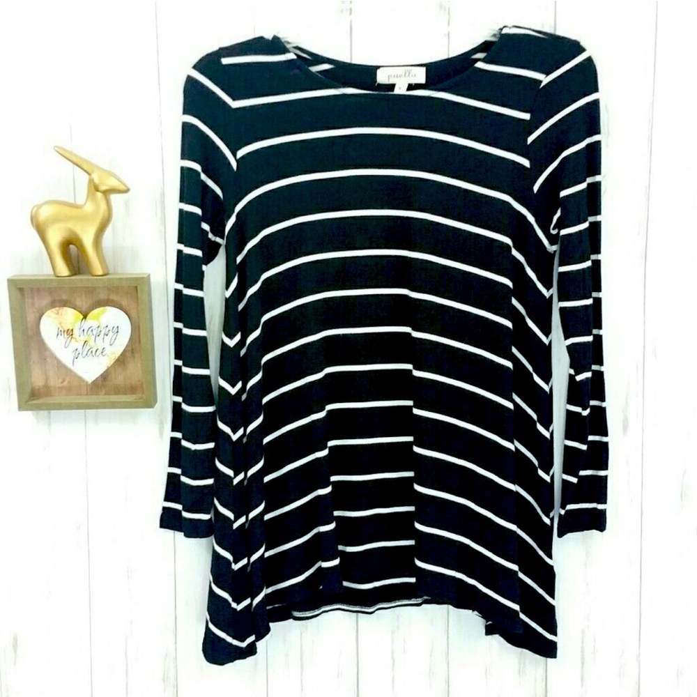 Puella Anthropologie Striped Long Sleeve Top